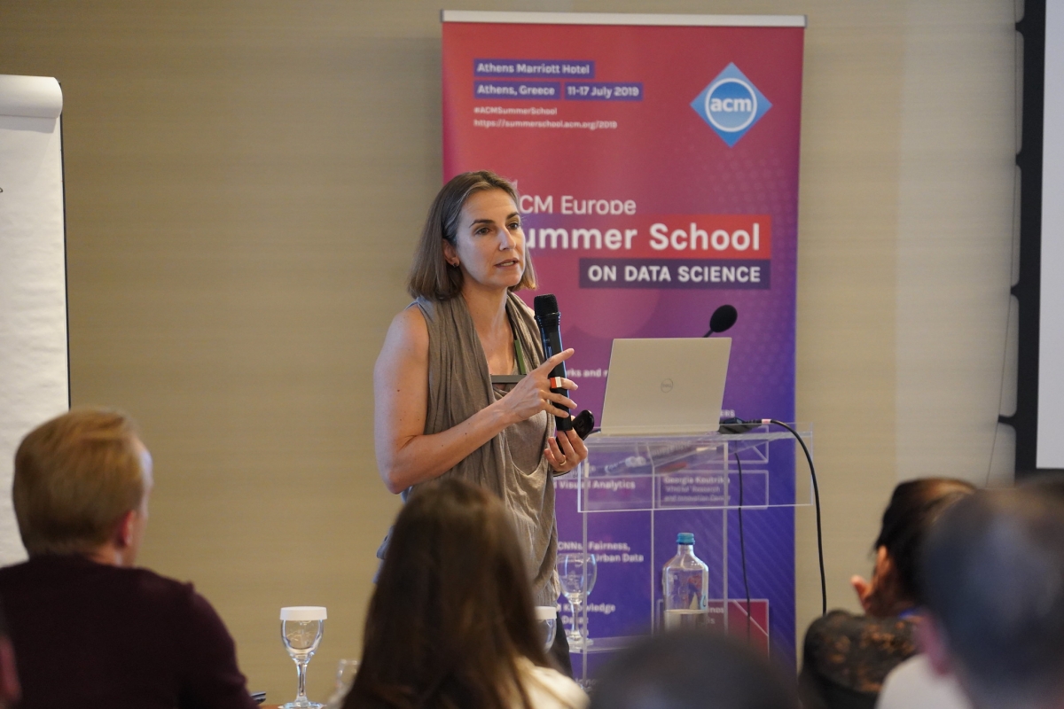 M. Roussou at ACM Data Science Summer School